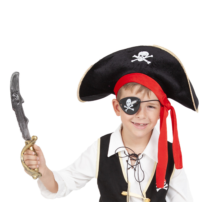 Déguisement top et accessoires pirate pour enfant 5-8 ans  