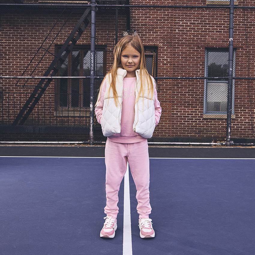 Jogging molleton fille outlet