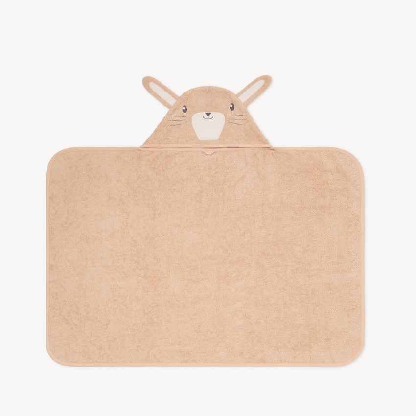 Cape de bain Lapin - 80x80 cm 
