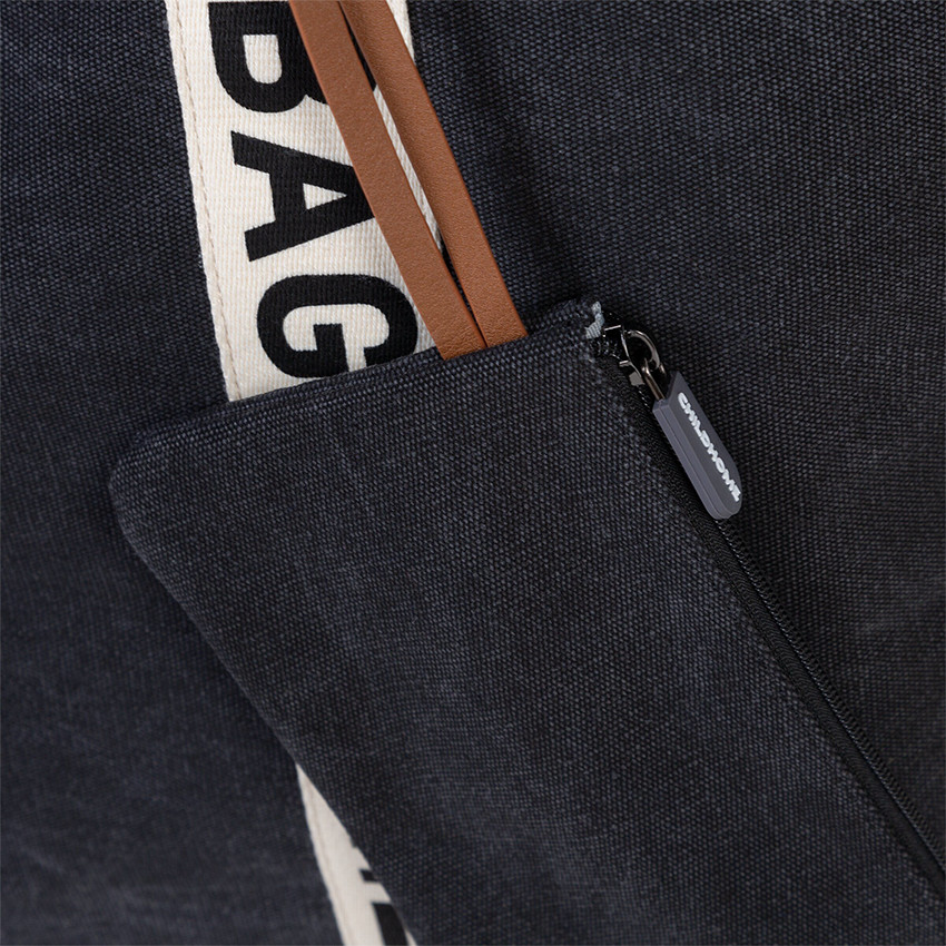Sac à langer signature + pochette Family Bag noir 
