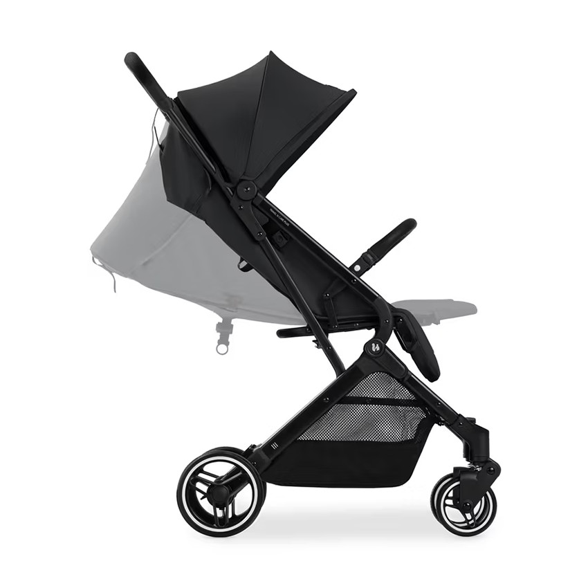 Pack poussette Travel N Care Plus black avec volant pour bébé  