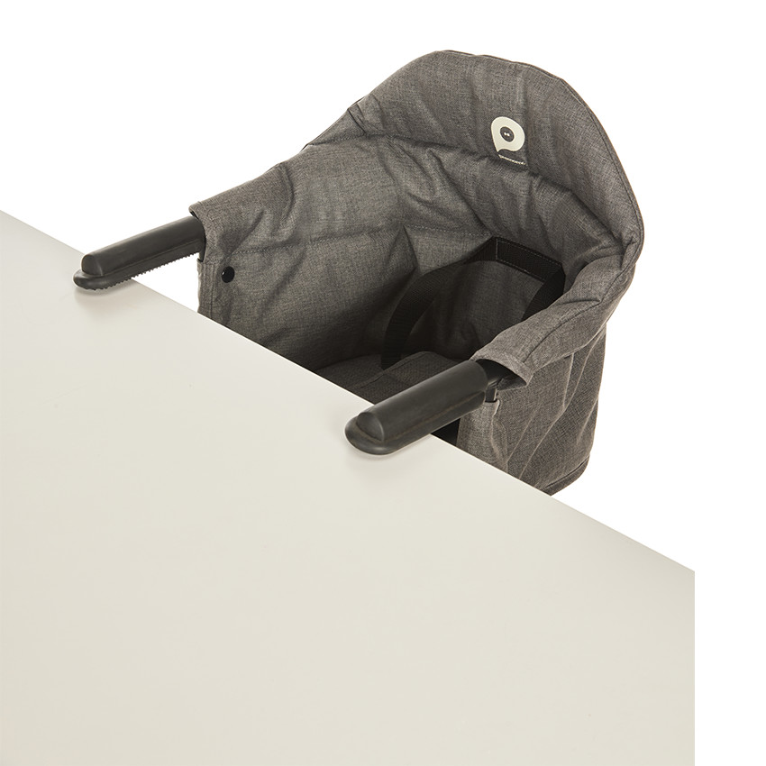 Siège de table Click and Eat gris chiné 