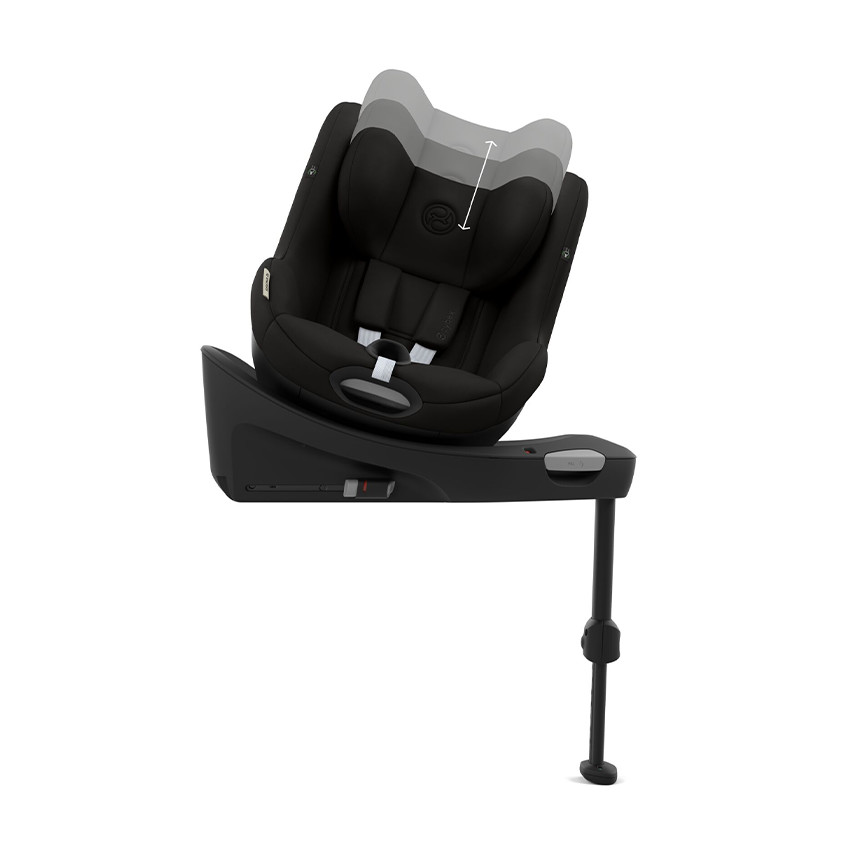 Siège-auto pivotant i-Size Sirona Gi tissu Comfort magic black 