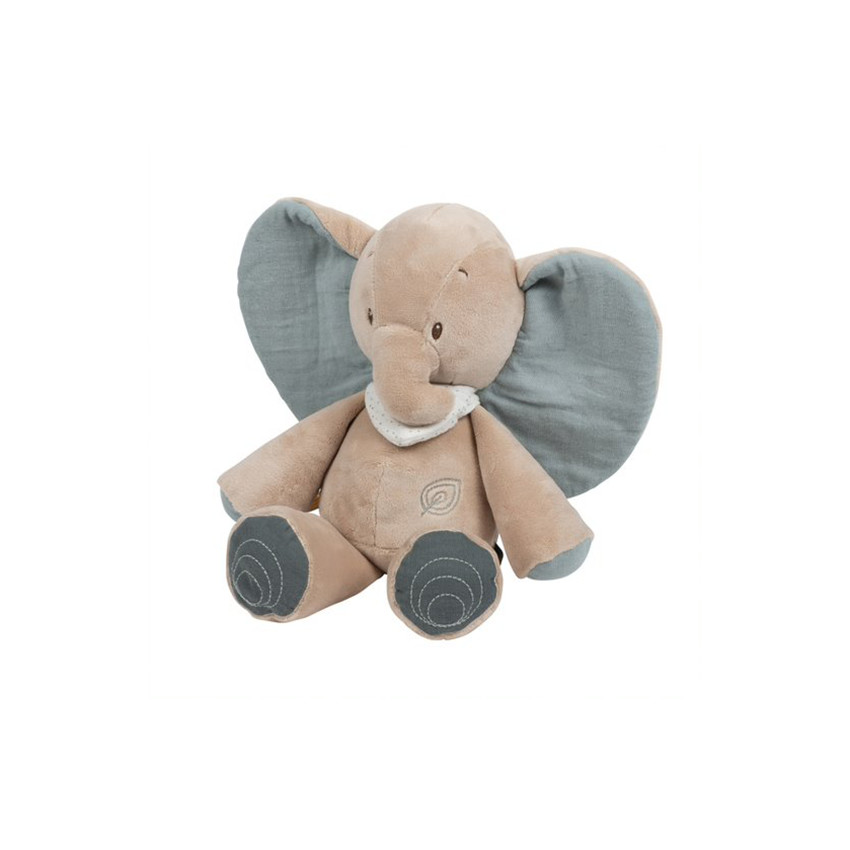 Peluche éléphant Luna & Axel - Vert/Beige Main Peluche éléphant Luna & Axel - Vert/Beige