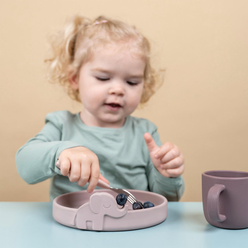 Kit vaisselle Peekaboo Deer Friends Rose Main Kit vaisselle Peekaboo Deer Friends Rose