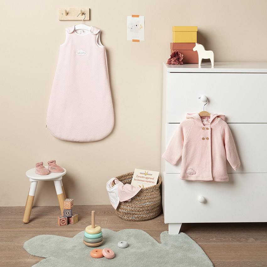 Gigoteuse sans manches ajustable motif nuage 