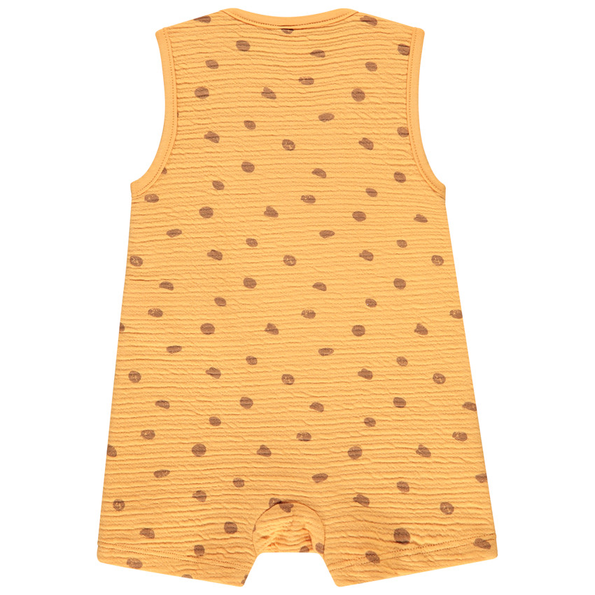 Combishort imprimé tacheté léopard pour bébé garçon 