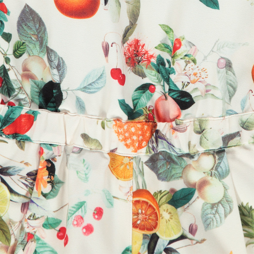 Junior - Combi-short imprimé fruits avec découpe au dos 