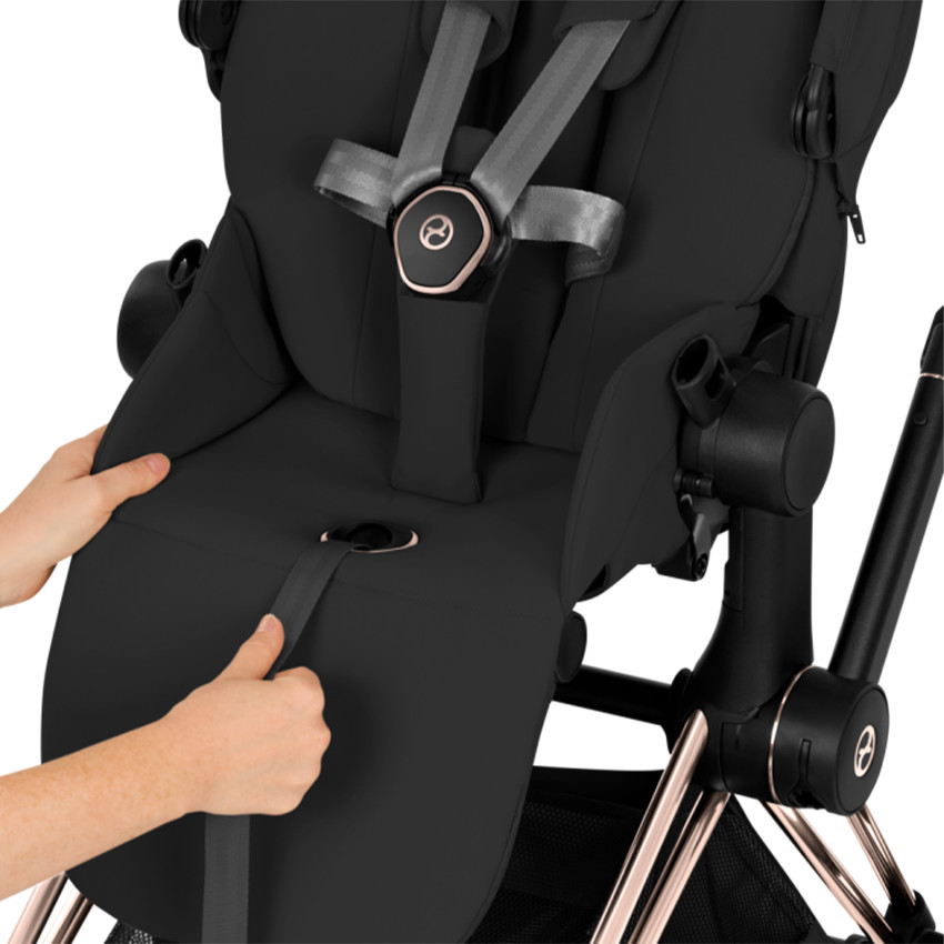 Poussette Duo Priam 2026 Rose Gold-Sepia Black 