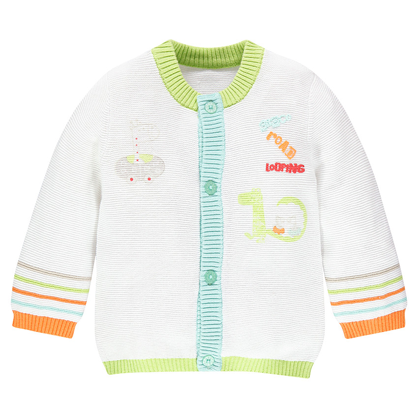 Gilet en tricot avec détails colorés 
