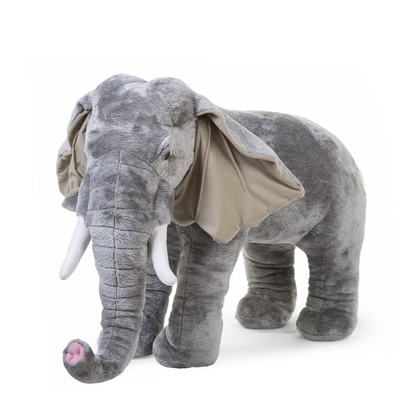 Peluche éléphant debout 75 cm 