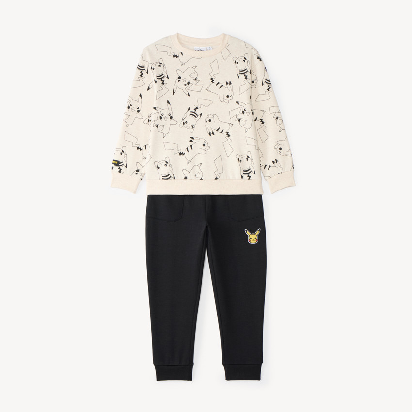 Ensemble de jogging Pokémon avec sweat imprimé Pikachu 