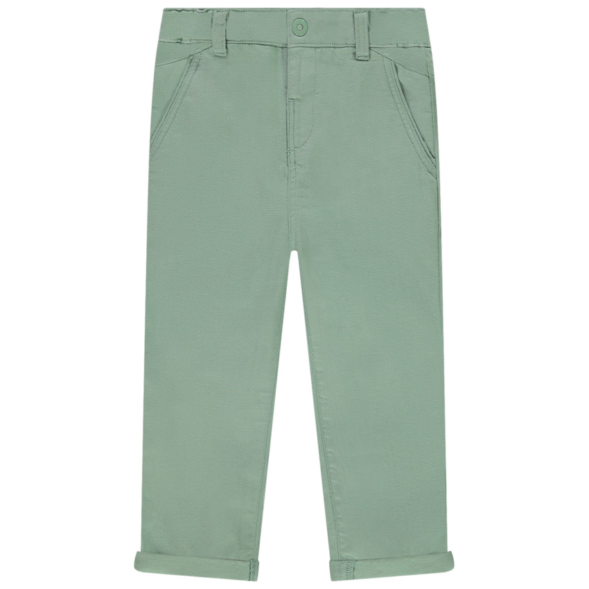 Pantalon chino en toile unie pour bébé garçon 