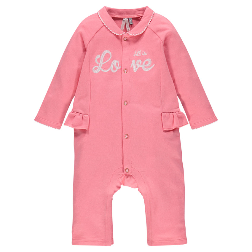 Combinaison en molleton à col claudine et volants Orchestra