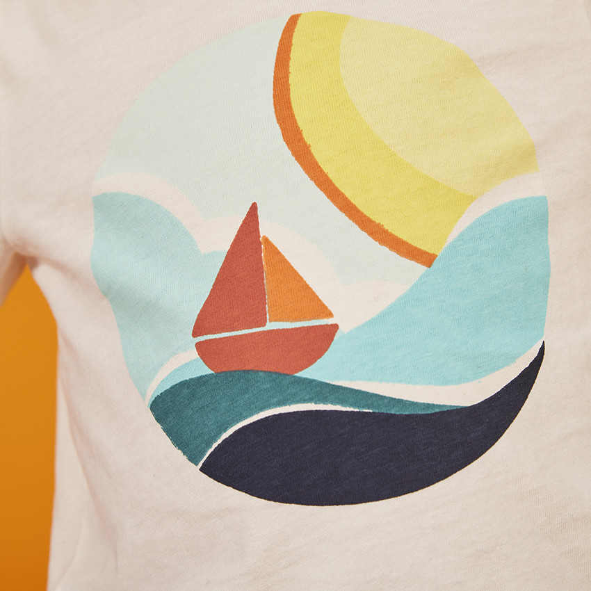 T-shirt manches courtes print fantaisie pour bébé garçon 