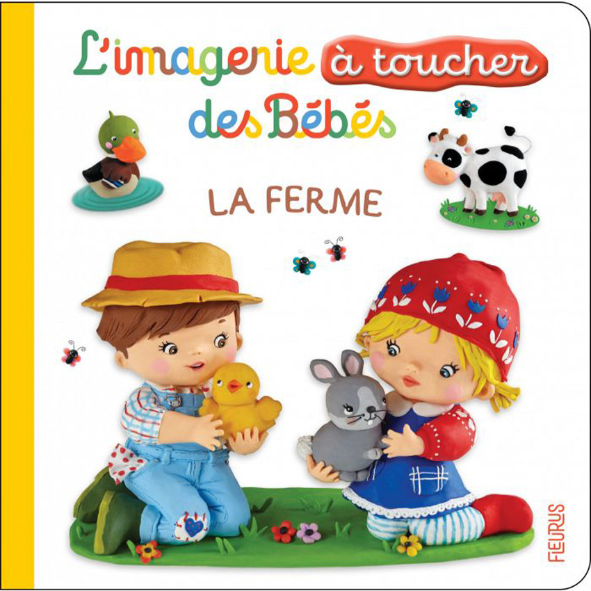 Livre à toucher des bébés La ferme 