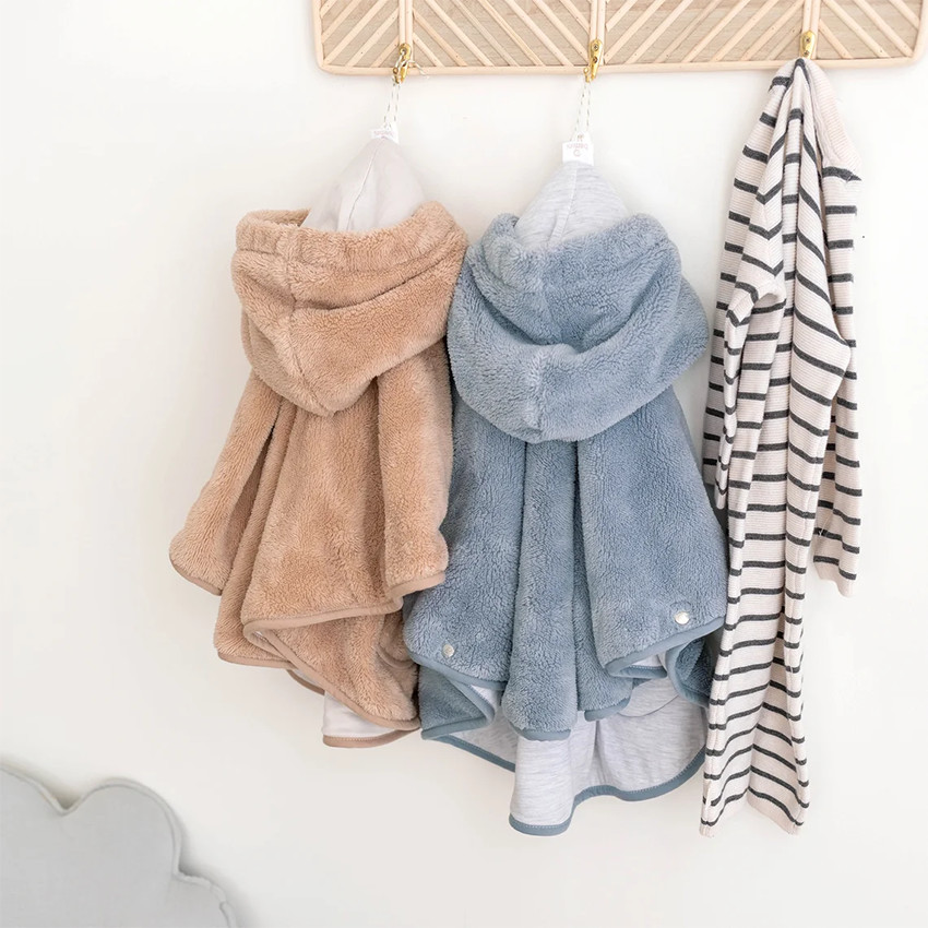 Poncho de Voyage Softy + Jersey Stone 9-36M 