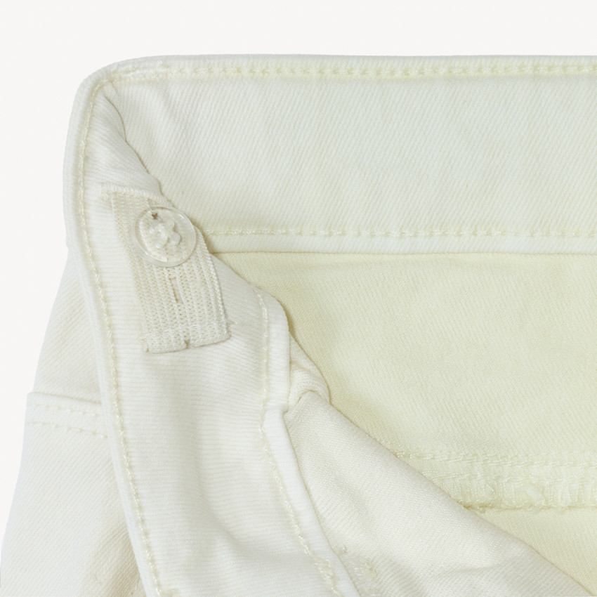 Jean large à poches avec perles nacrées pour fille 