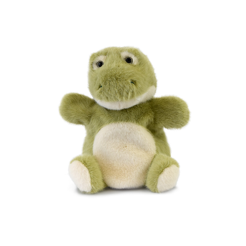 Petite peluche Podcolle marionnette croco
