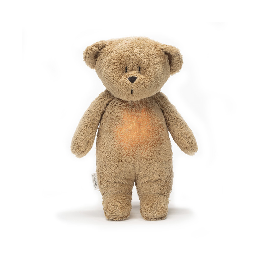 Veilleuse ourson Son & Lumière Capuccino 