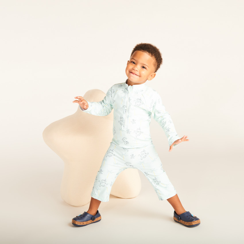Combinaison anti-UV SPF 50+ imprimé Simba Le Roi Lion Disney pour bébé garçon 