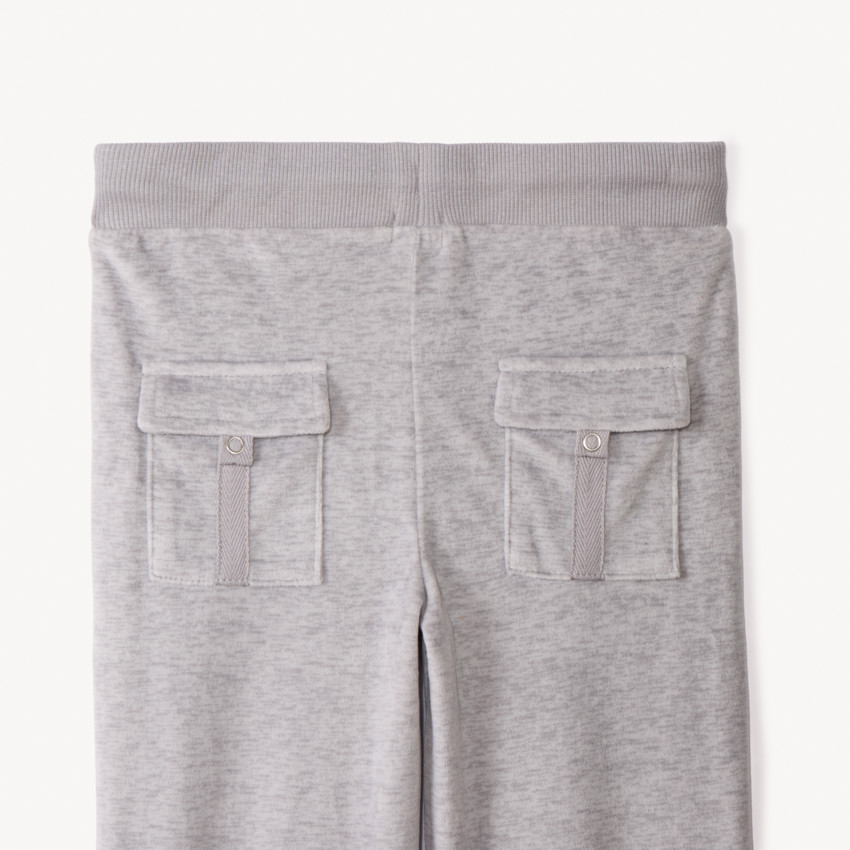 Ensemble gilet à capuche + jogging uni pour fille  