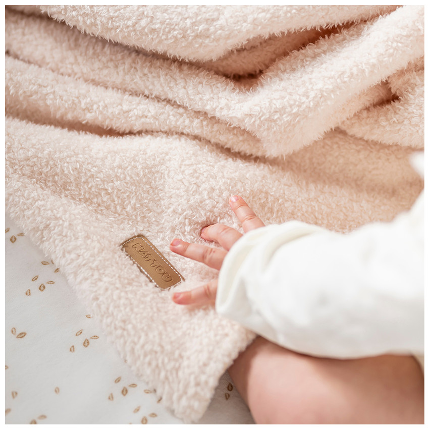 Couverture supersoft Teddy - Beige - 75x100cm  