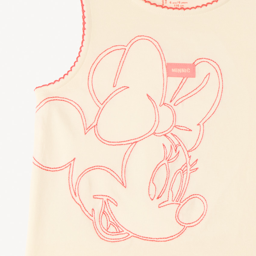 Débardeur uni Minnie Disney pour fille 