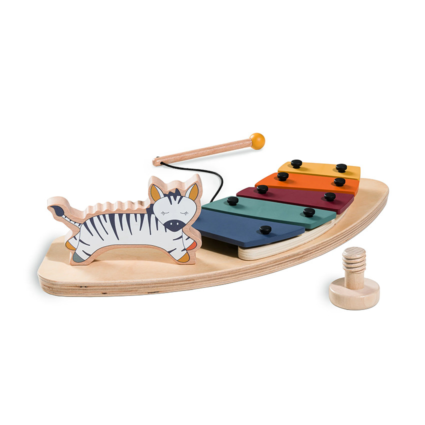 Xylophone Play Music en bois pour plateau de jeu Play Tray