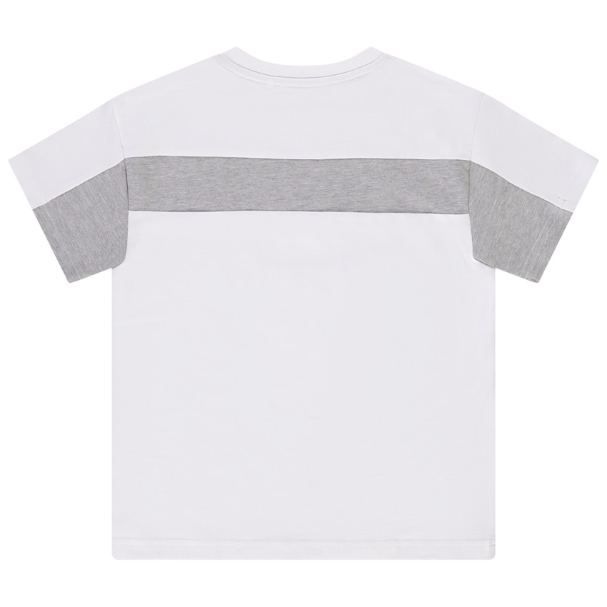 T-shirt manches courtes en jersey print panier de basket pour garçon 