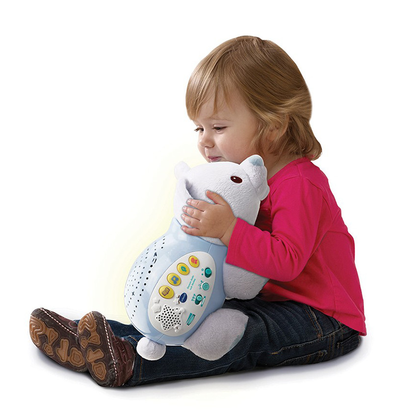Veuilleuse Ourson Dodo Nuit étoilée - Blanc (VTech) - Image 1