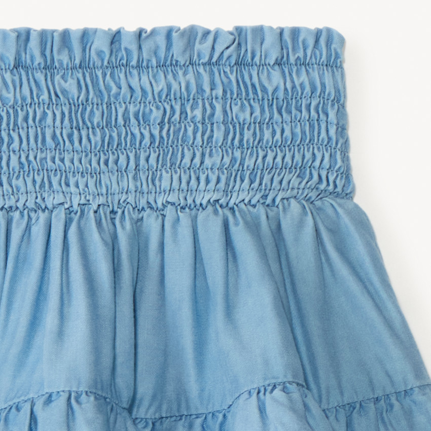 Jupe courte à volants pour fille  