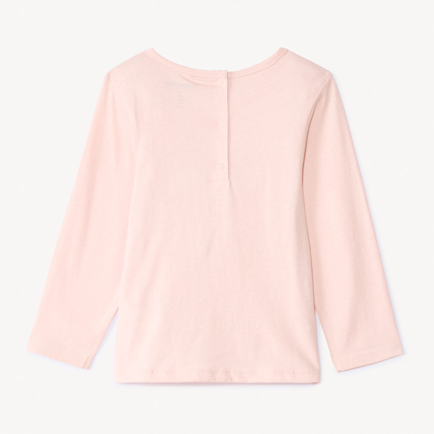 T-shirt manches longues print fantaisie pour bébé fille 