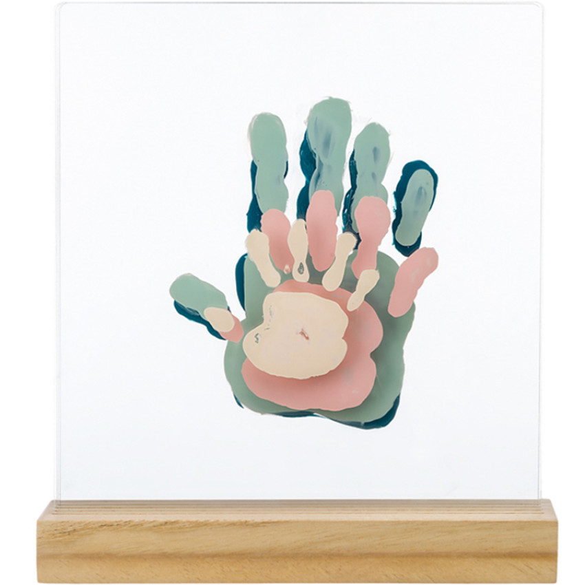 Cadre transparent 4 empreintes Family Prints 
