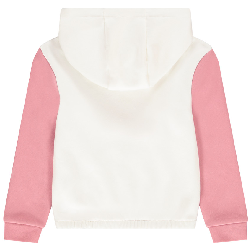 Sweat à capuche effet color block pour fille 