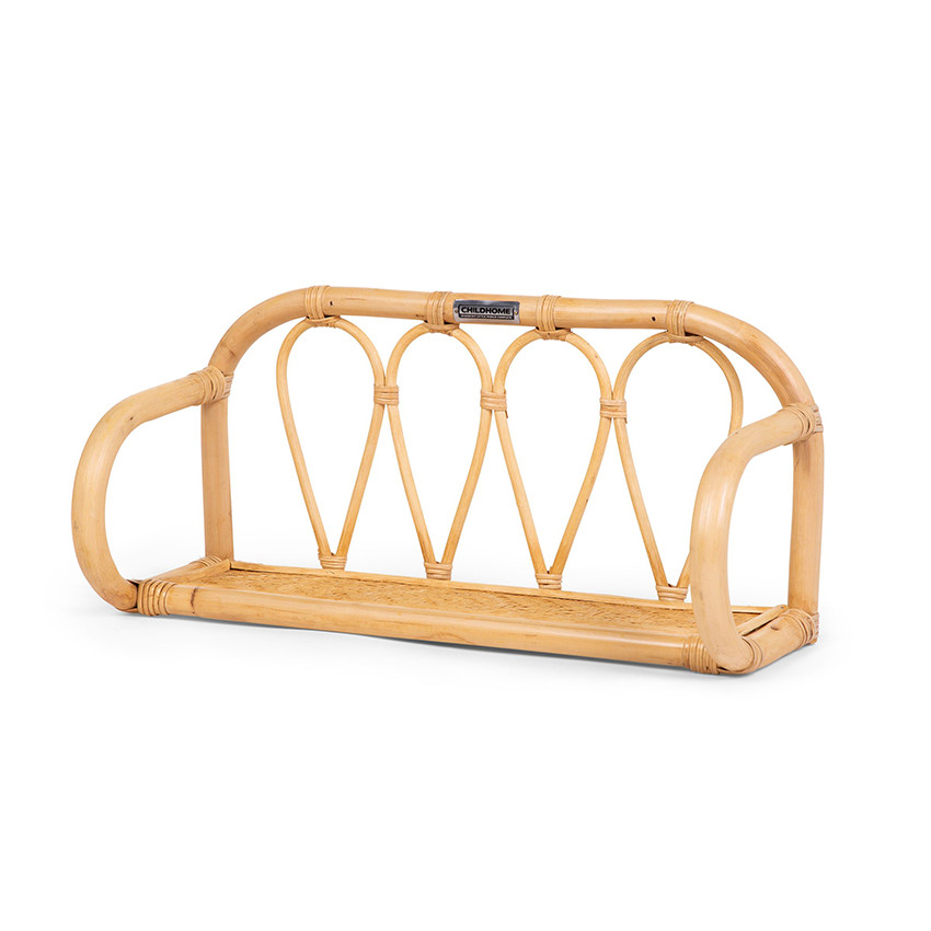 Étagère murale en rotin 