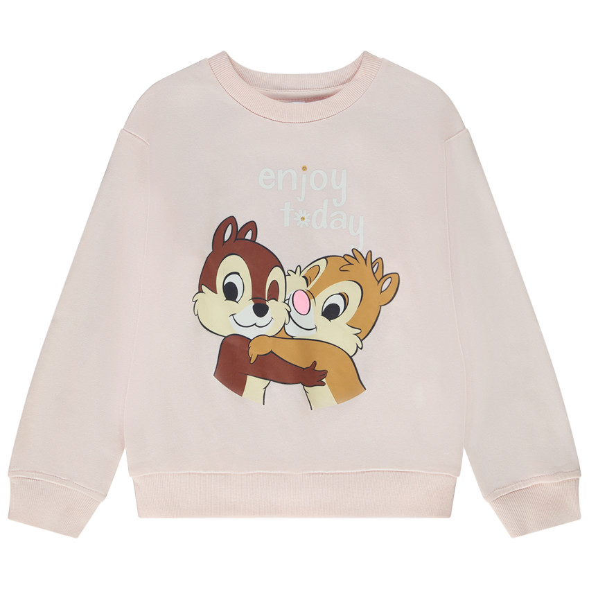 Sweat oversize print Tic & Tac Disney pour fille 