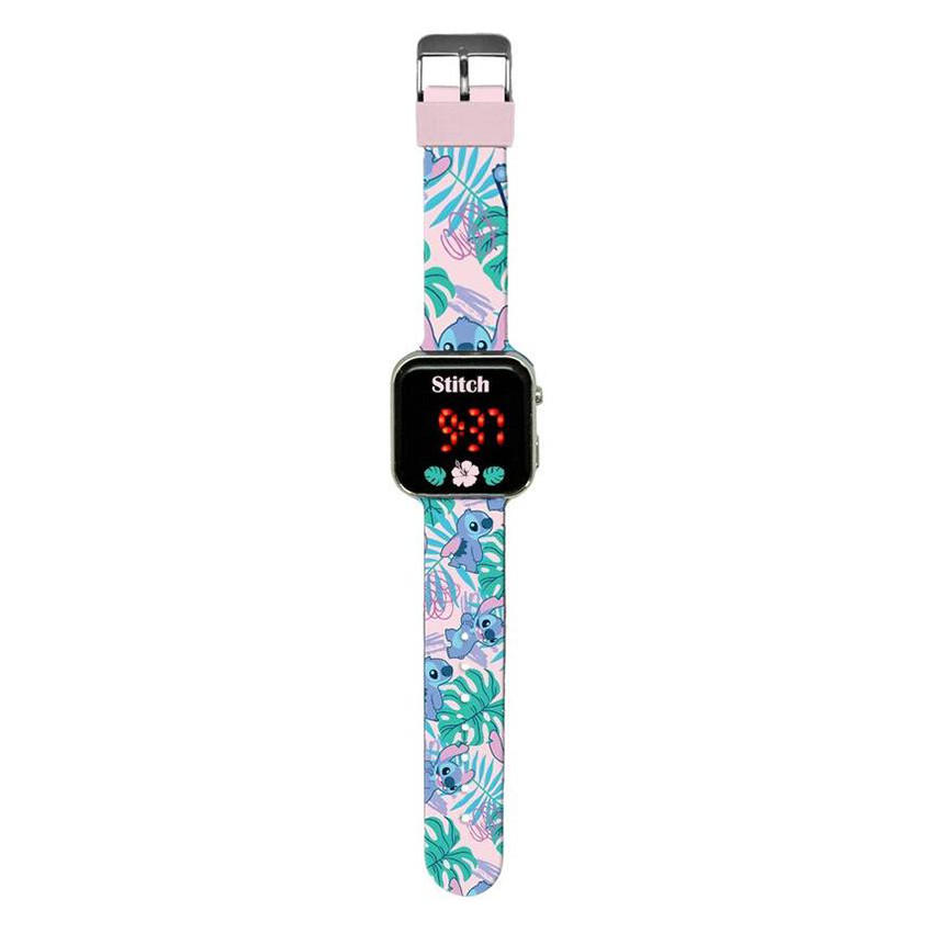 Montre LED Stitch Rose 