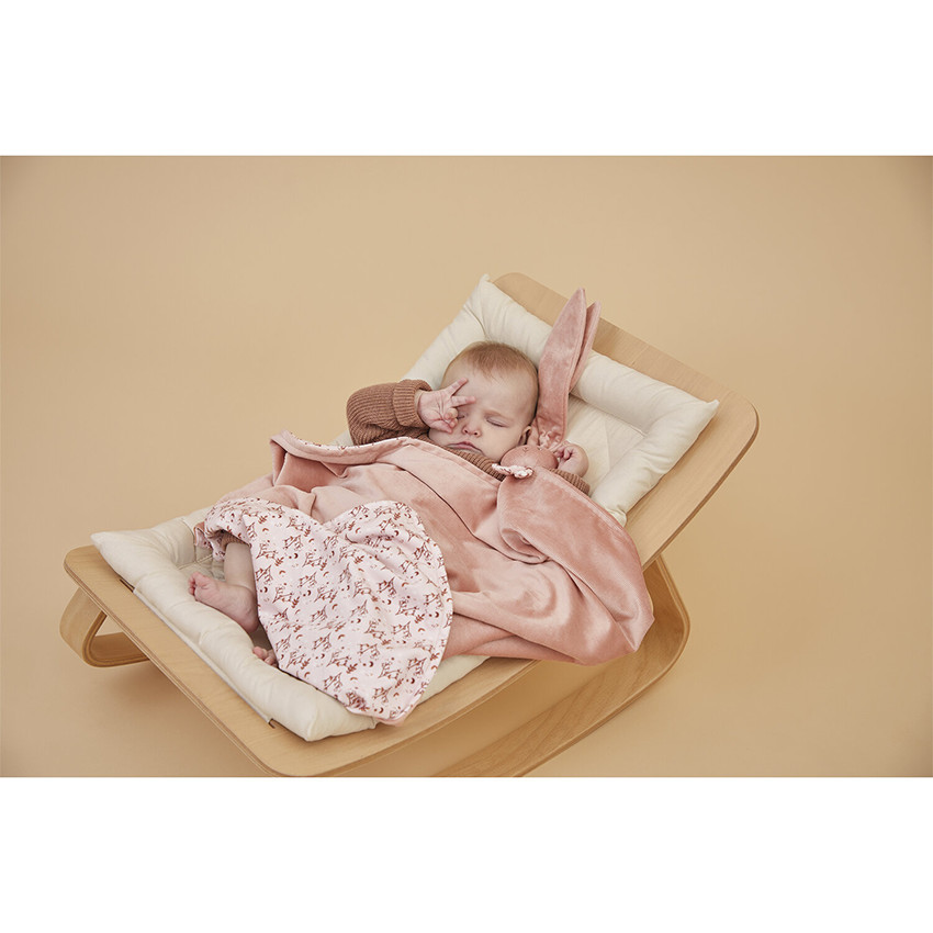 Couverture doudou Lapin Terracotta 