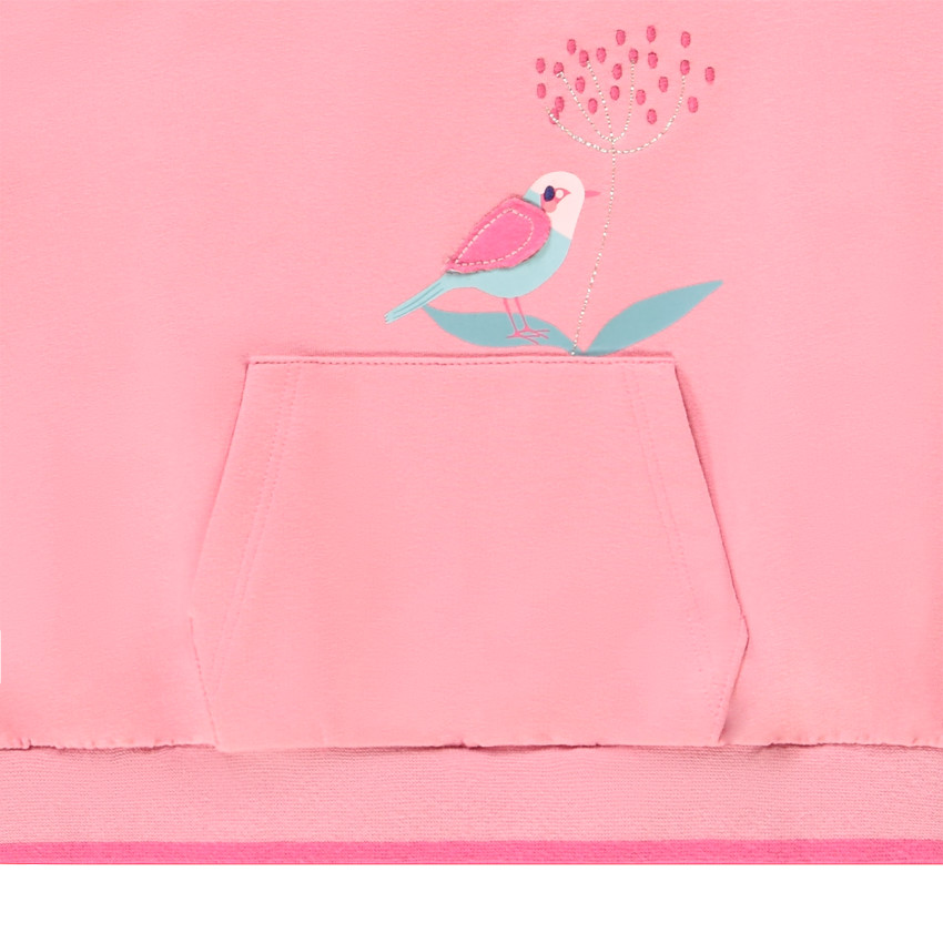 Ensemble en molleton sweat et jogging fantaisie pour bébé fille 