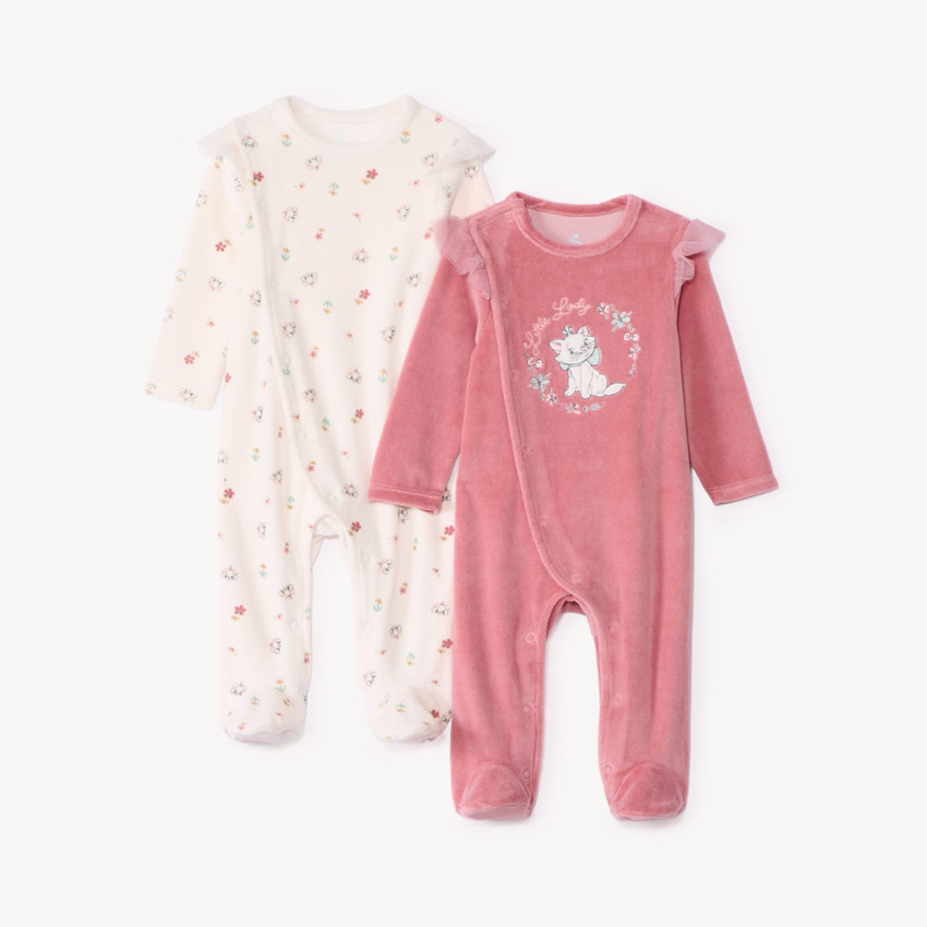 Lot de 2 dors-bien Marie Disney pour bébé fille avec ouverture différentes selon l&#39;âge