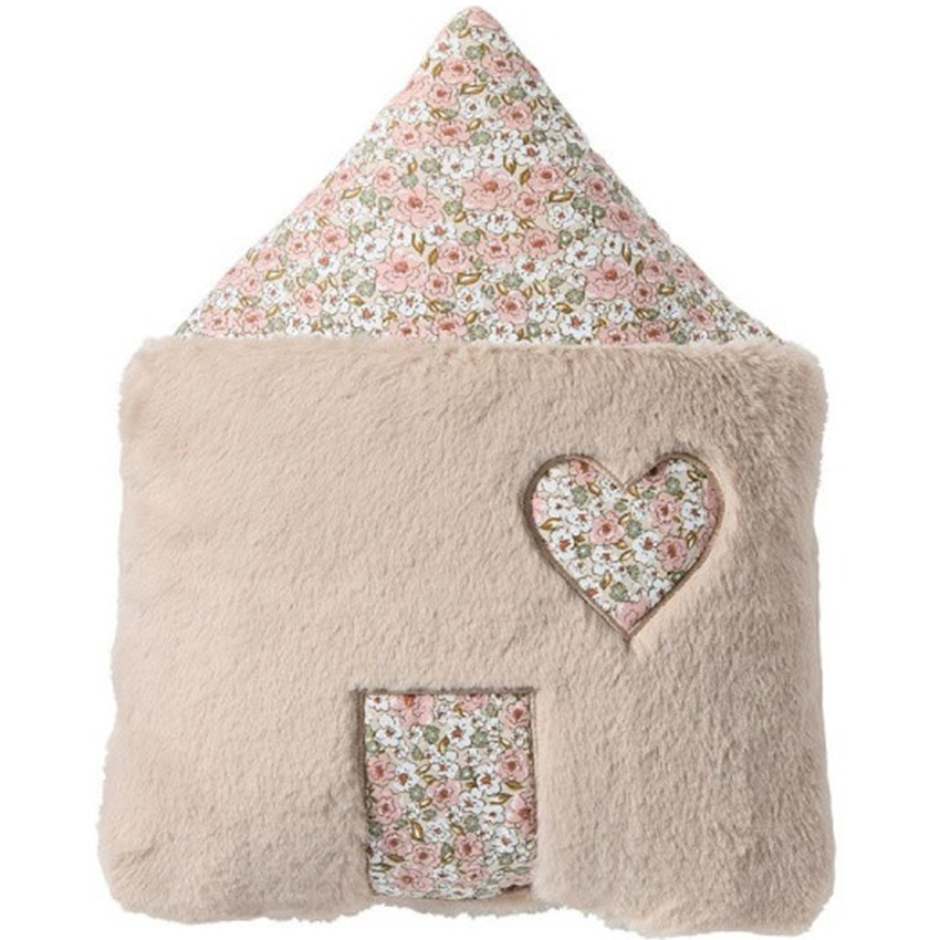 Coussin forme maison Afternoon tea - Liberty/galet 