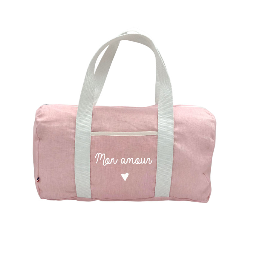 Sac à langer de voyage rose Mon Amour  