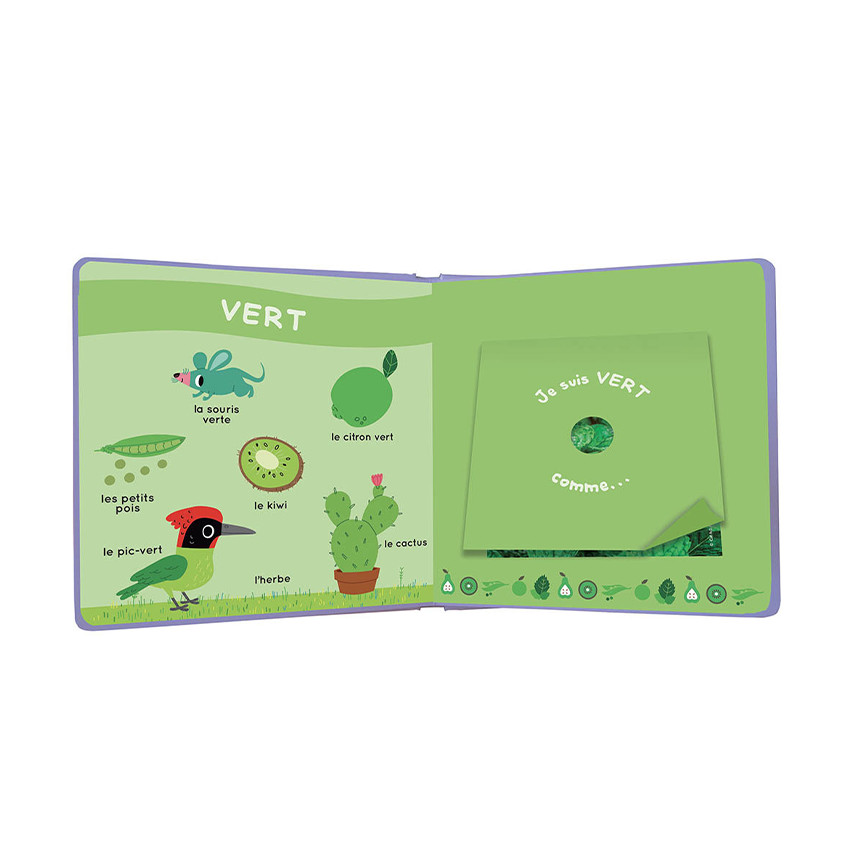 Imagier olfactif "Mon livre des odeurs et des couleurs - Le jardin" 