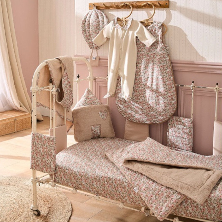 Coussin forme maison Afternoon tea - Liberty/galet 