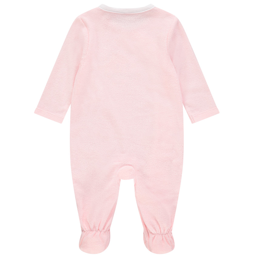 Dors-bien en velours à nuage et petit noeud 