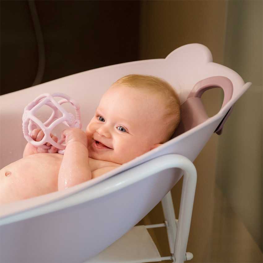 Balle en silicone - Rose Main Balle en silicone - Rose