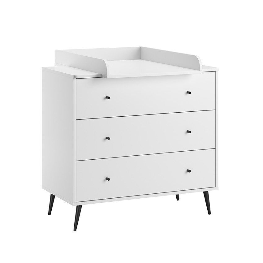 Plan à langer pour commode Blanca blanc 