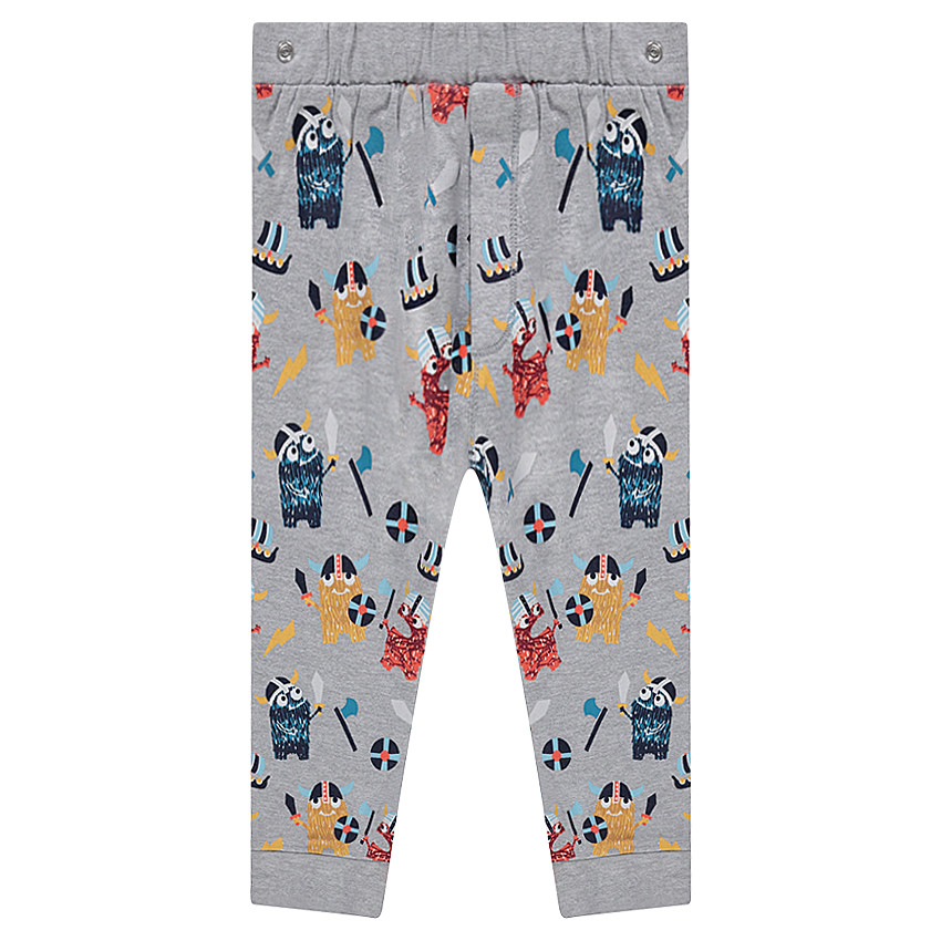 Pyjama en jersey avec vikings printés 