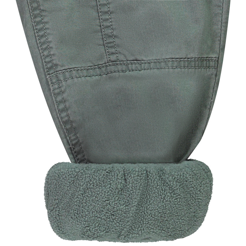 Pantalon effet cargo doublé en micropolaire garçon 